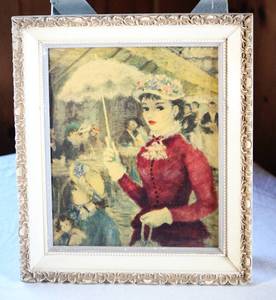 lot 0068 image: Huldah Cherry Jeffe Print in Ornate Frame #2