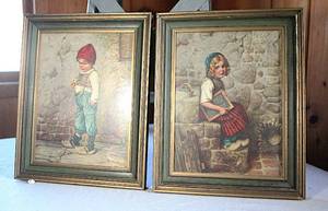 lot 0070 image: Friedrich August Kaulbach Hansel and Gretel Matching Prints