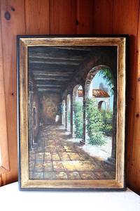 lot 0073 image: Large Nicely Framed Acrylic Wall Art