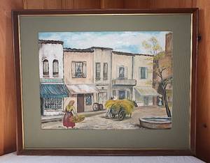 lot 0080 image: Lois Missman - Original Painting - Framed and Signed