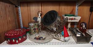 lot 0162 image: Shelf Lot #13 - Multiple items in one lot - Some Christmas - See Pic