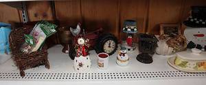 lot 0164 image: Shelf Lot #15 - Multiple items in one lot - Some Christmas - See Pic