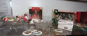 lot 0187 image: Shelf Lot #38 - Multiple items in one lot - Some Christmas - See Pic