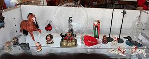 lot 0195 image: Shelf Lot #46 - Multiple items in one lot - Some Christmas - See Pic