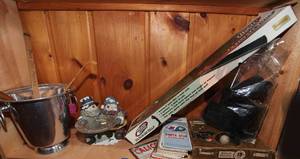 lot 0211 image: Shelf Lot #55 - Multiple items in one lot - Some Christmas - See Pic