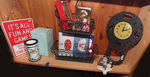 lot 0214 image: Shelf Lot #58 - Multiple items in one lot - Some Christmas - See Pic