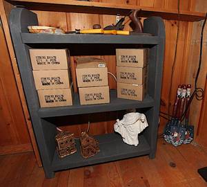 lot 0307 image: SPECIAL Shelf Lot #69 - Multiple items in one lot - Some Christmas -  SHELVING IS INCLUDED