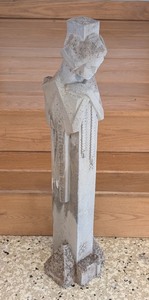 lot 291 image: G - Frank Lloyd Wright Collection Cast Concrete Garden Sprite Sculpture
