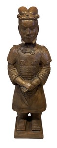 lot 20R image: K - Plaster Warrior Statue