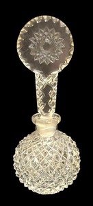 lot 27R image: K - Cut Crystal Dauber Bottle