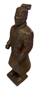 lot 96R image: DR - Plaster Warrior Sculpture