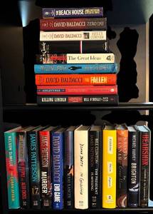 lot 189H image: UO - Collection of 19 Hardcover Novels, Suspense and Historical Titles