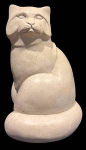 lot 198H image: MBR - 1985 Austin Productions Cat Sculpture by Fisher