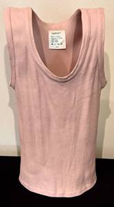 lot 202HH image: DR - Harvey Pottery Clay Vase Shaped Like Tank Top