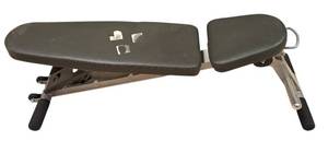 lot 249H image: LBR - Hoist Adjustable Workout Bench with Padded Seat and Backrest