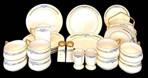 lot 320H image: LR - Partial Set of Rosenthal Selb Bavaria Art Deco China Tableware