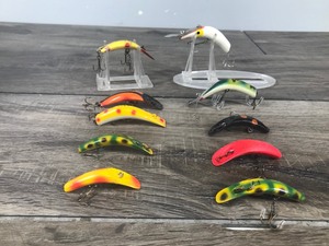 lot 209 image: Lot of 10 Collectible Lazy Ike Fishing Lures and More