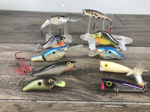 lot 212 image: Lot of 10 Fishing Lures - see description for more info