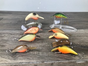 lot 215 image: Lot of 10 Aqua Sonic Fishing Lures