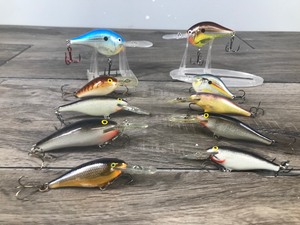 lot 220 image: Lot of 10 Rapala Fishing Lures