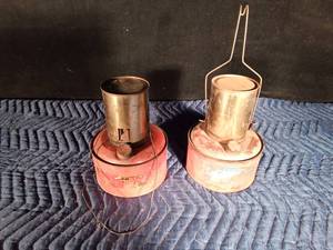 lot 38 image: 1930s - 1940s Sears Roebuck Allstate Auto motor heater and a Wallen Foster Denub Auto motor heater