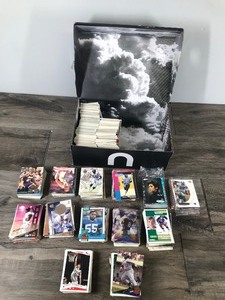 lot 249 image: Shoe Box Full of Sports Cards and More - Hockey - Baseball - Basketball - Football and Misc. cards