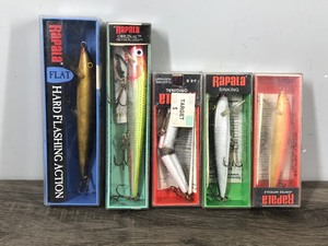 lot 260 image: Lot of 5 Rapala Fishing Lure with Boxes