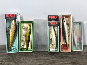 lot 268 image: 5 - Collectible Rapala Fishing Lures with Boxes