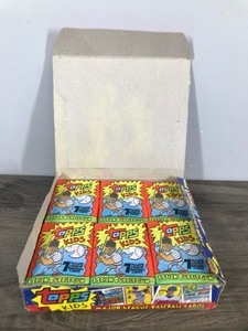 lot 281 image: Full Box of unopened 1992 Topps Baseball Kids Wax Packs - 48 Packs - 7 Cards in Each Pack With a Stick of Gum