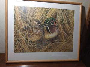 lot 76 image: Tucked Away print by 1992 Indiana Ducks Unlimited Artist of the Year Bruce Langton - 6412000