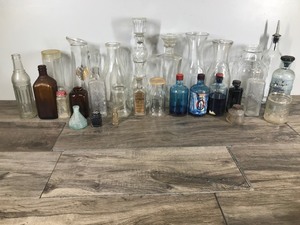 lot 297 image: Lot of Vintage Bottles and More