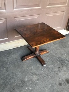 lot 10A image: Small Wood Table - Smoke Free