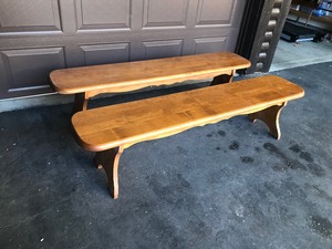 lot 6 image: 2 - Solid Wood Benches - smoke free