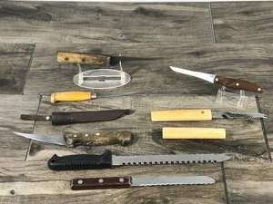 lot 336 image: Lot of Vintage Fishing Fillet Knives & More  - see description for more info