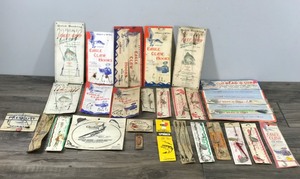 lot 365 image: Lot of Spinners, Hooks and Lures in original packages