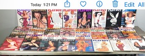 lot 373 image: Lot of 48 Adult Playboy Magazines