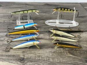 lot 394 image: Lot of 10 Rapala Fishing Lures