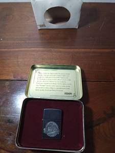 lot 88 image: 60th Anniversary Zippo in original tin and package