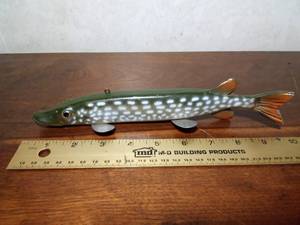 lot 98 image: Northern Decoy with metal fins