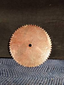 lot 109 image: Large vintage circular saw blade