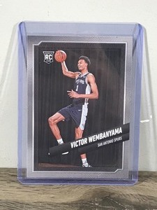 lot 427 image: 2024 Panini Basketball Card Victor  Wembanyama Rookie #S8