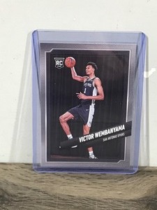 lot 429 image: 2024 Panini Basketball Card Victor  Wembanyama Rookie #S8