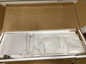 lot 325 image: Gymax Bathroom Floor Cabinet Multifunctional Storage Organizer 5Tier Shelves&2 Drawers