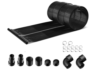 lot 109 image: IRONMAX Solar Pool Heater, 2.5 x 16.5 Feet In-GroundAbove-Ground Swimming Pool Heating System, Weatherproof Pool Warmer, Portable Solar Panel Heater for Outdoor Roofs (16.5 FT) (USED)