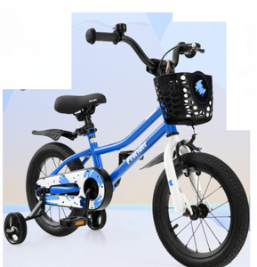 lot 329 image: Costway 14 Inch Kids Bike with 2 Training Wheels for 3-5 Years Old