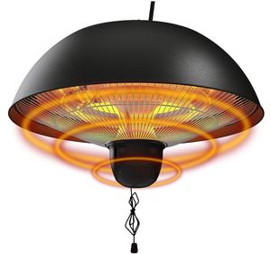 lot 372 image: Paraheeter Hanging Patio Heater, OutdoorIndoor Electric Infrared, Ceiling Heater with 3 Adjustable Modes 600W900W1500W.