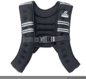 lot 307 image: Orbit Unisex Adjustable Weighted Vest with Reflective Stripe, 5 kg