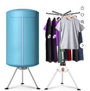 lot 317 image: Costway Electric Portable Ventless Laundry Dryer, Folding Drying Machine Heater