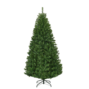 lot 255 image: Costway 6Ft Pre-Lit Artificial Christmas Tree Hinged 350 LED Lights