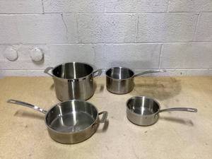 lot 466 image: LOT OF 4 Cuisinart Cookware